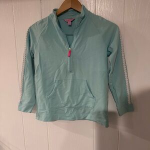 Lilly Pulitzer Blue Pullover with Pink Tag